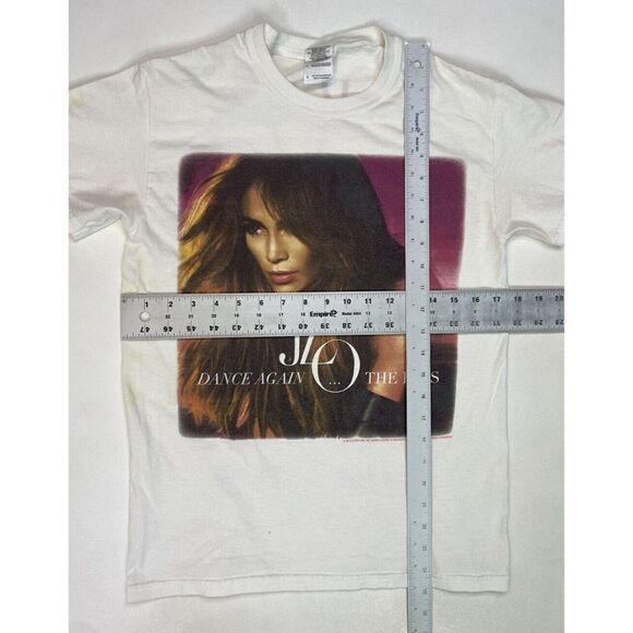 Jennifer Lopez Dance Again Summer Tour 2012 T-shirt Women Small White Music JLO - Picture 10 of 10